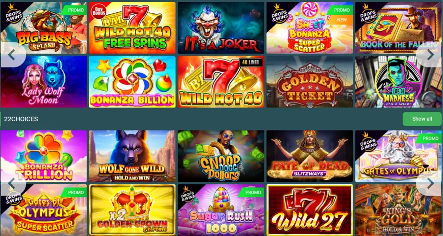 22casino